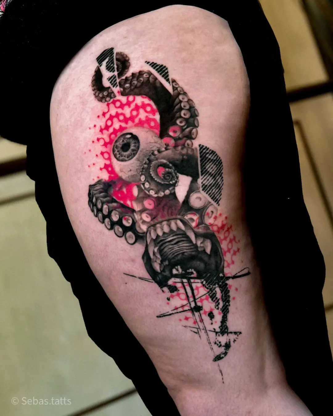Chaotic and sweet days - Surreal Fragmented Tattoos