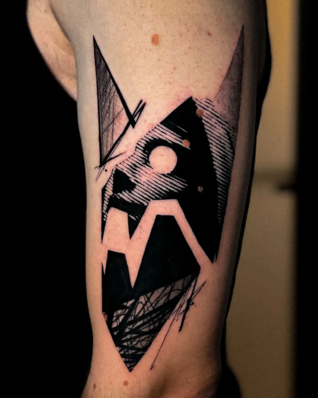 chaotic faith - Surreal graphic dark tattoo